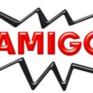 Amigo soft drink with a straw